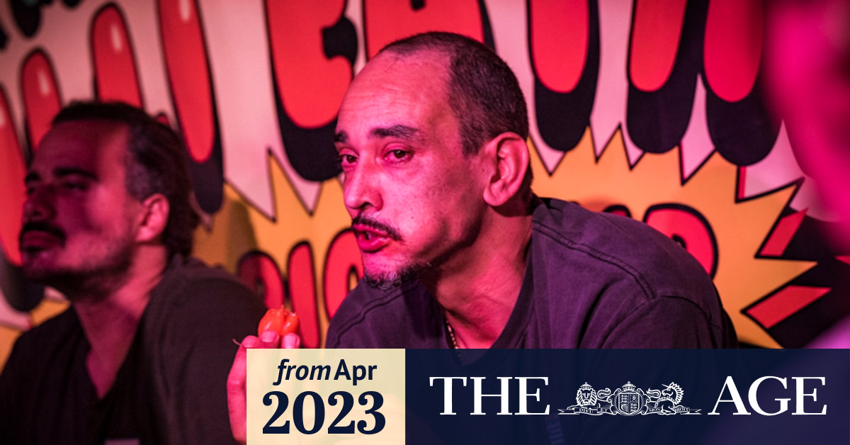 Food eating competition Melbourne Chilli Eating Competition crowns